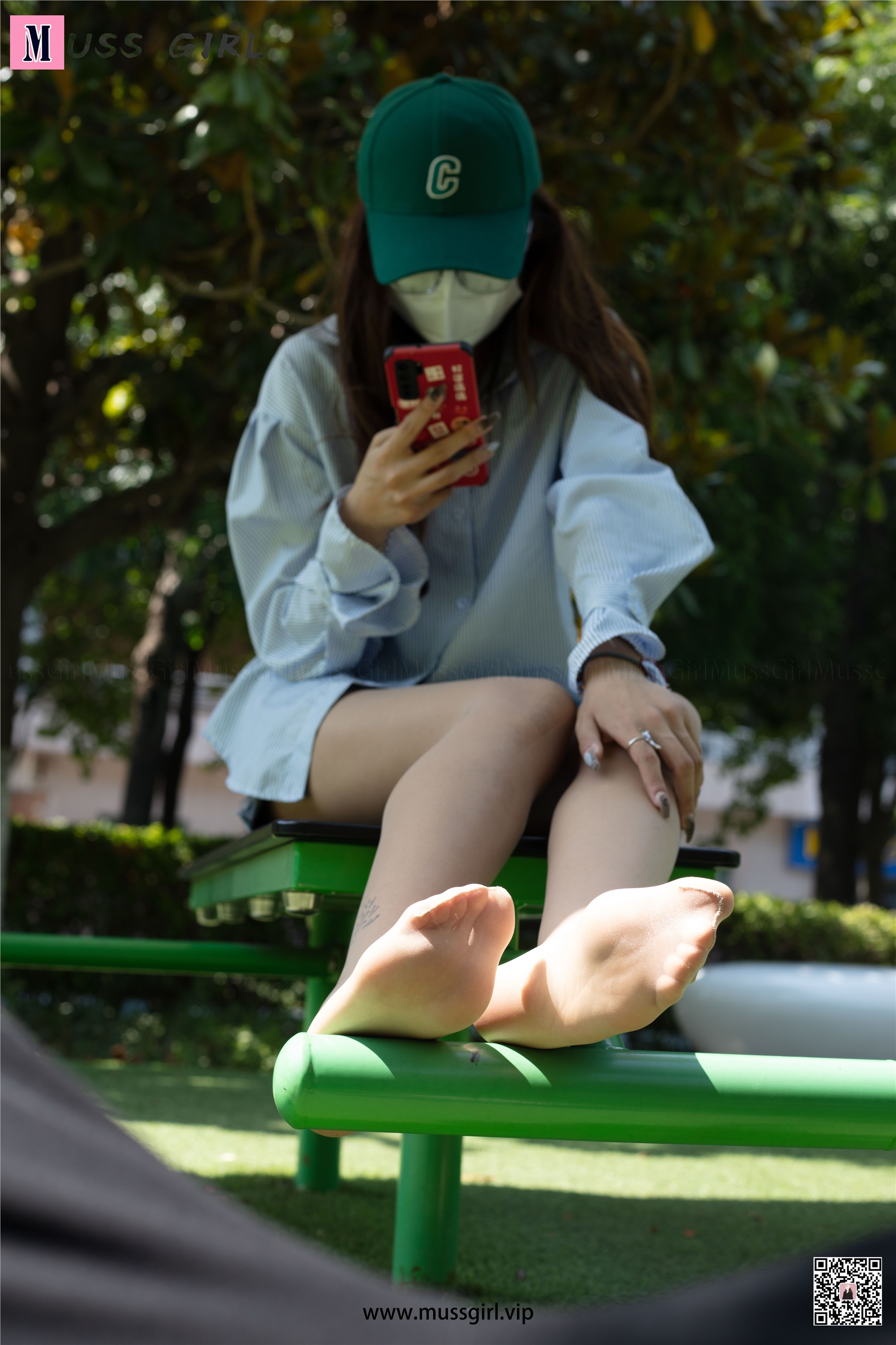 MussGirl慕丝女郎  NO.212 牛仔热裤肉丝美女2